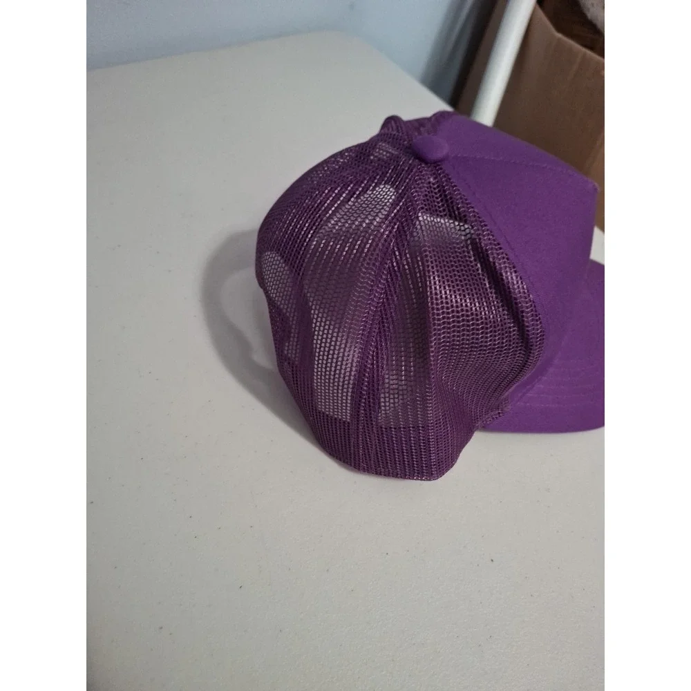 Bass Pro Shops Logo ~ Mesh Snapback Hat Fishing & Outdoors Purple